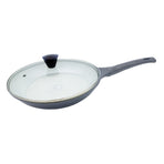 KOMAN 28cm Frying Pan + Glass Lid