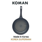 KOMAN 28cm Frying Pan + Glass Lid