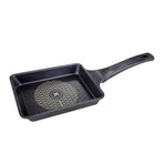 KOMAN 19x14cm Square Frying Pan - Black