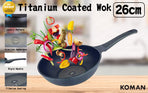 KOMAN 26cm Wok Pan