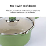 16cm Sauce Pot and Stone Frypan with a Lid - OLIVE - Extra Image