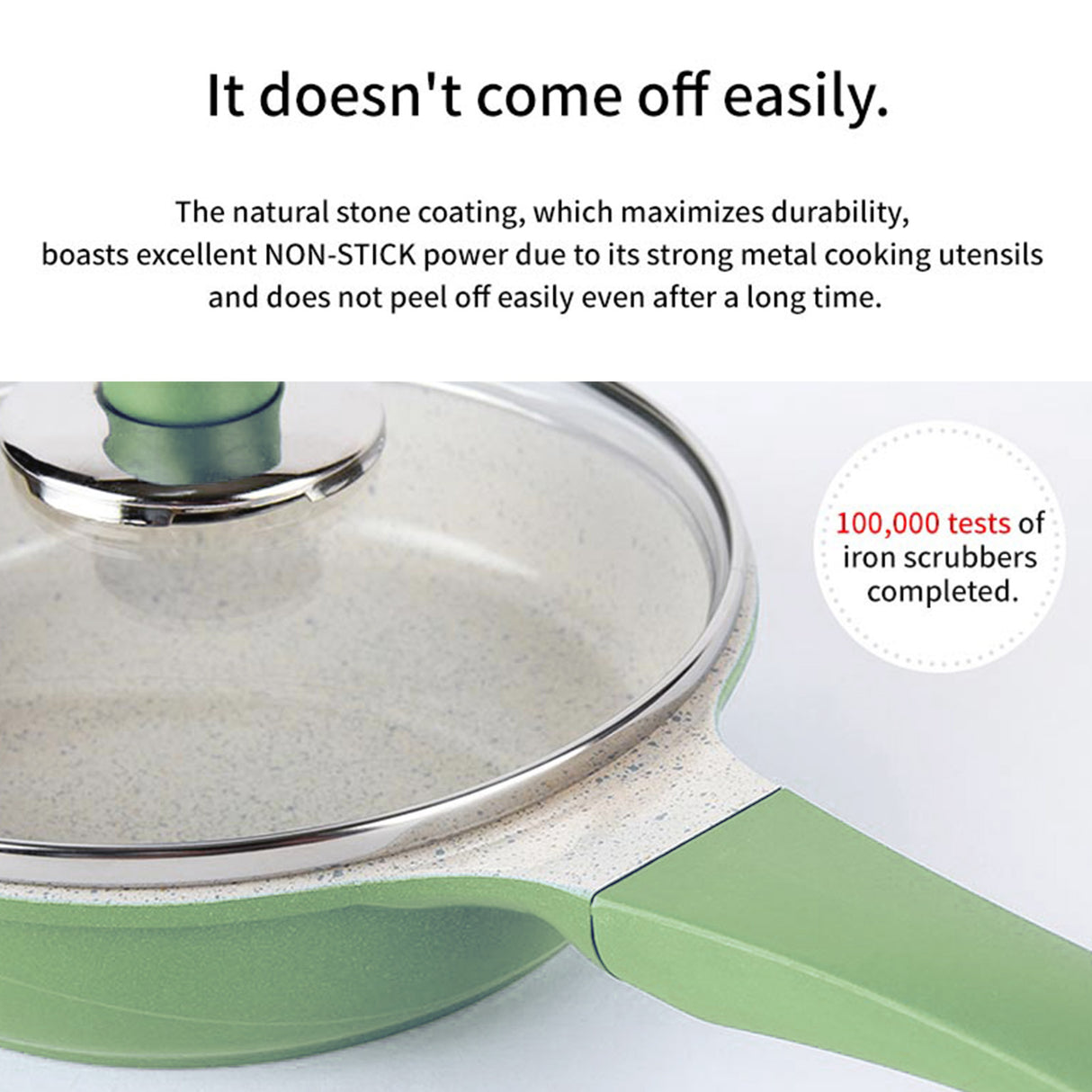 16cm Sauce Pot and Stone Frypan with a Lid - PINK