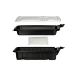 60 Pack Dalat Heating Lunch Box Container 26cm A + Heating Bag - Low Angle