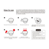 5 Pack Dalat Heating Lunch Box Container 33cm Rectangle+ Heating Bag - Extra Image