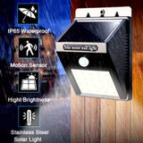4X Solar Sensor LED Light