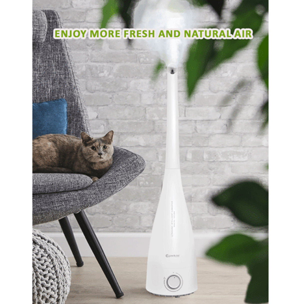 SANSAI Ultrasonic Air Humidifier 3.3L WHITE