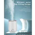SANSAI Ultrasonic Humidifier 4.8L WHITE