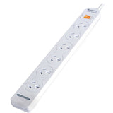 3X Sansai Surge Protected Powerboard - 6 Ways with Master Switch
