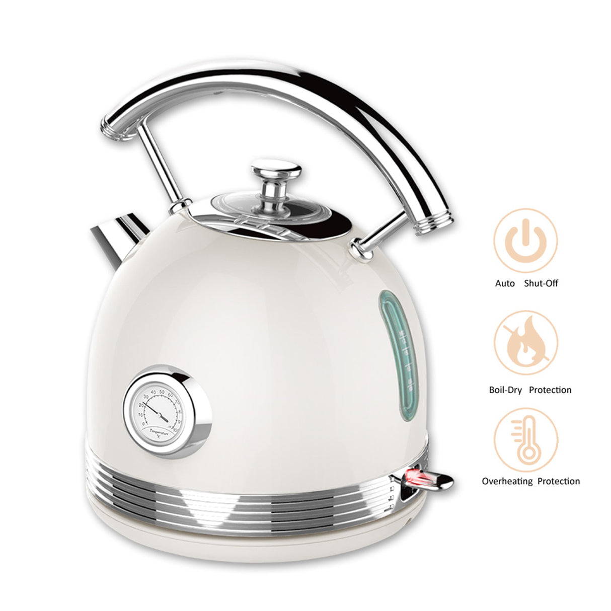PHILEX Electric Kettle 1.7L IVORY