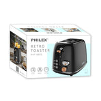 PHILEX 2 Slice Toaster BLACK