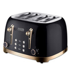 PHILEX 4 Slice Toaster BLACK