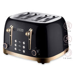 PHILEX 4 Slice Toaster BLACK