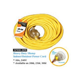 2X Sansai Heavy Duty Indoor/Outdoor Extension Cord - 20 Meters