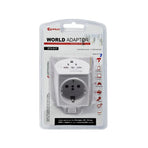 2X Sansai International Universal (2-ways) Travel Adaptor to Australia/NZ