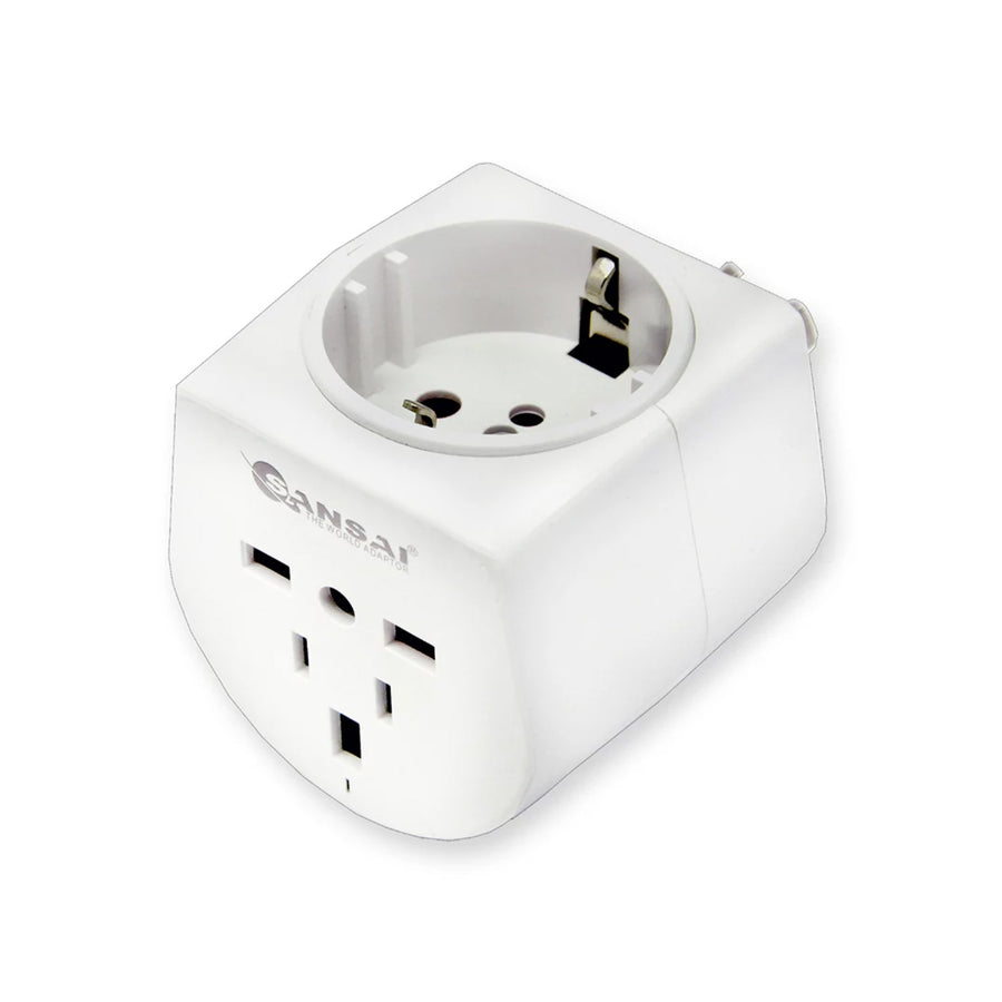 2X Sansai International Universal (2-ways) Travel Adaptor to Australia/NZ