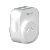 2X Sansai Travel Adaptor 2 X USB - Japan - Rear View