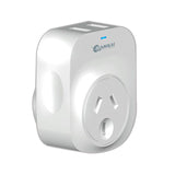 Sansai Travel Adaptor 2 X USB - USA - 45-Degree Angle