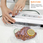 SANSAI 110W Vacuum Food Sealer WHITE