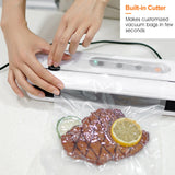 SANSAI 110W Vacuum Food Sealer WHITE - Front View