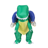 Inflatable Dinosaur Costume Adult Suit Blow Up Party Fancy Dress Halloween Cosplay - Side View