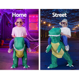 Inflatable Dinosaur Costume Adult Suit Blow Up Party Fancy Dress Halloween Cosplay - Rear View