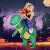 Inflatable Dinosaur Costume Adult Suit Blow Up Party Fancy Dress Halloween Cosplay - Low Angle