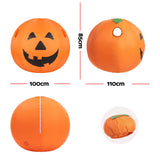 Inflatable Costume Pumpkin Fancy Dress Halloween Party Suit Orange One Size - Front View