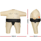 Inflatable Sumo Costume Adult Suit Blow Up Party Fancy Dress Halloween Cosplay - Front View