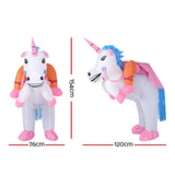 Inflatable Unicorn Costume Adult Suit Blow Up Party Fancy Dress Halloween Cosplay - Front View