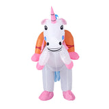 Inflatable Unicorn Costume Adult Suit Blow Up Party Fancy Dress Halloween Cosplay - Side View