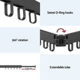 Artiss Clothes Rack Airer Drying Folding Hanger - Rear View