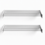 Artiss Set of 2 Clothes Rack Wall Mounted Airer Foldable White