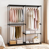 Artiss Wardrobe Clothes Rack Closet 181cm - Low Angle