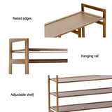 Artiss Wardrobe Clothes Rack Airer Coat Stand - Low Angle
