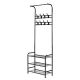 Artiss Clothes Rack Airer Coat Stand 179cm Hanger Rail Closet - Side View