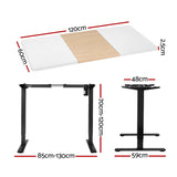 Artiss Motorised Standing Desk Sit Stand Desks 120CM - Front View