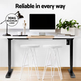 Artiss Motorised Standing Desk Sit Stand Desks 120CM - Rear View