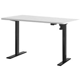 Artiss Standing Desk Motorised White 120CM - Close-Up Angle