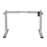 Artiss Electric Standing Desk Frame Only Height Adjustable 70KG Load Grey - Side View