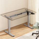 Artiss Electric Standing Desk Frame Only Height Adjustable 70KG Load Grey - Close-Up Angle