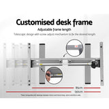 Artiss Standing Desk Motorised 140CM Walnut - 45-Degree Angle