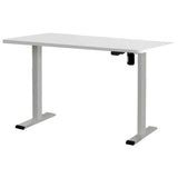Artiss Standing Desk Motorised 140CM White - Close-Up Angle