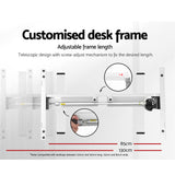 Artiss Standing Desk Motorised Sit Stand Desks White Oak 140CM - 45-Degree Angle