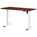Artiss Standing Desk Motorised Sit Stand Desks Walnut 140CM - Close-Up Angle