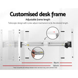 Artiss Standing Desk Motorised Sit Stand Desks Walnut 140CM - 45-Degree Angle