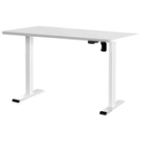 Artiss Standing Desk Motorised Sit Stand Desks White 120CM - Close-Up Angle