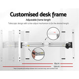 Artiss Standing Desk Motorised Sit Stand Desks White 120CM - 45-Degree Angle