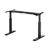 Artiss Standing Desk Frame Only Dual Motor Motorised Black - Close-Up Angle