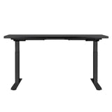 Artiss Standing Desk Motorised Dual Motor Black 120CM - Side View