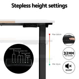 Artiss Standing Desk Motorised Electric Dual Motor 120CM - 45-Degree Angle